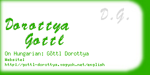 dorottya gottl business card